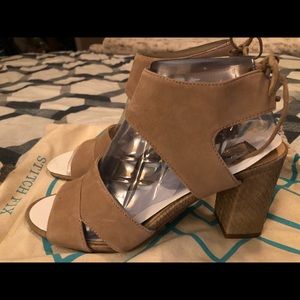 Franco Sarto Gem Strappy Heels Size 9.5